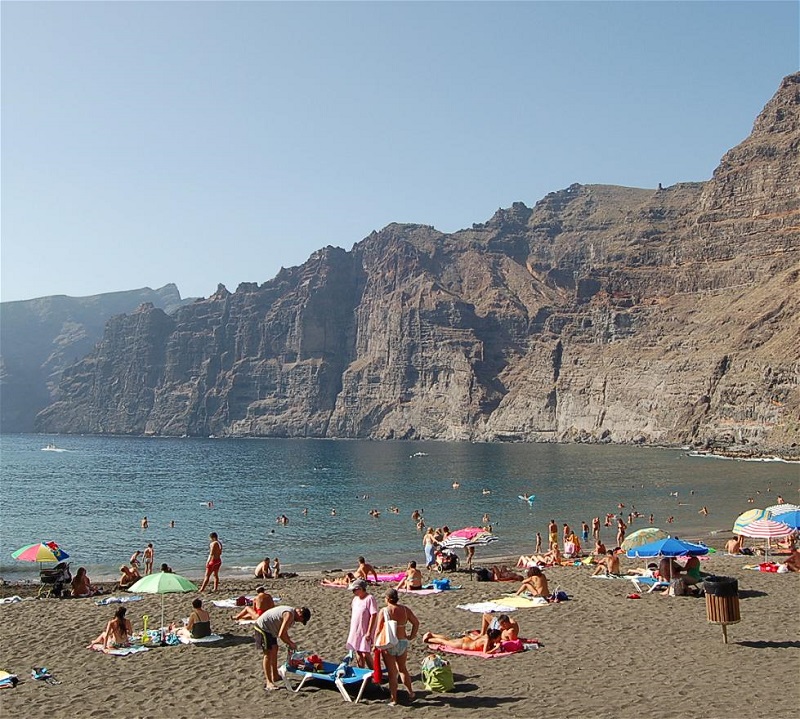 Playa de Los Gigantes w Los Gigantes - Wycieczki po Teneryfie po polsku