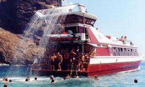 Katamaran Teneryfa Royal Delfin 2 godziny 5 rejs klify los gigantes