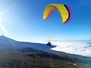 Loty paralotnią Teneryfa z wysokosci 2200m 7 Loty paralotnią Teneryfa